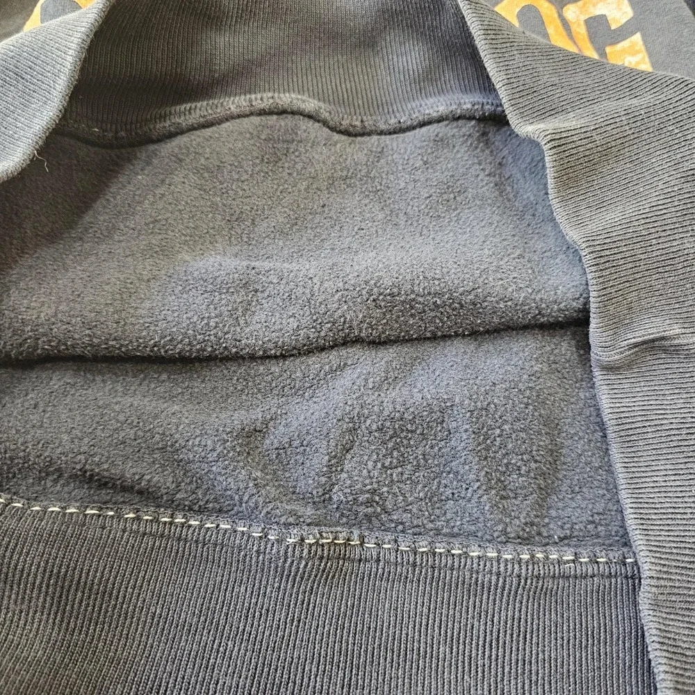Vintage True Religion Hoodie Mens Medium Fairchilds Bulldog‎ Made in USA Y2K